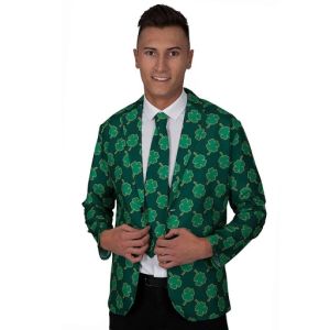 Mens St Patricks Day Jacket & Tie