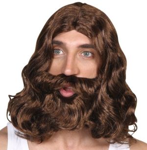 Jesus Wig & Beard Set