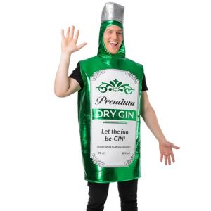 Adult Funny Gin Bottle Fancy Dress Costume
