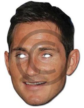 Celebrity Fancy Dress Mask - Frank Lampard Card Mask