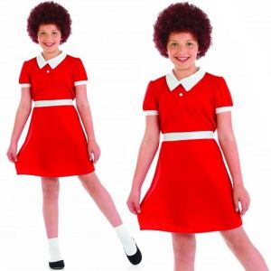 Childrens Little Orphan Girl Fancy Dress Costume
