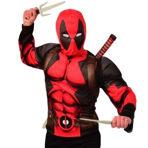 Adult/Teen Deadpool Fancy Dress Costume