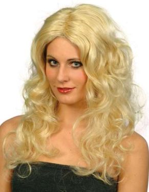 Ladies Glamour Fancy Dress Wig Blonde