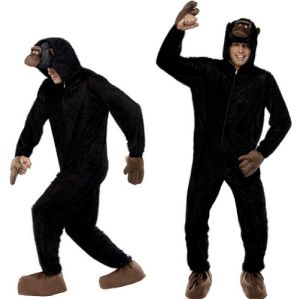 Gorila Costume - Monkey Animal Suit - 38/40" Chest