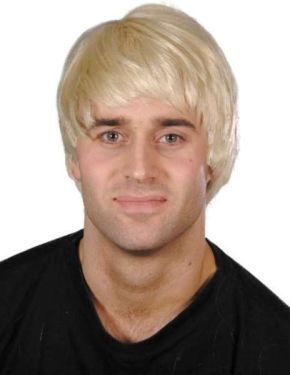 Mens Fancy Dress Guy Wig - Blonde