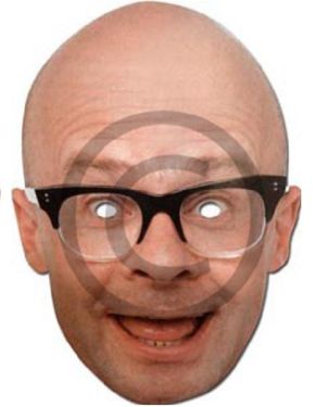 Celebrity Fancy Dress Mask - Harry Hill Card Mask