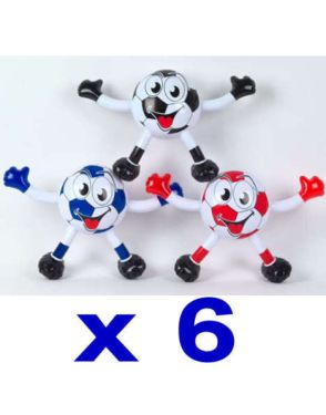 Pack of 6 Inflatable Toy Ball Boys