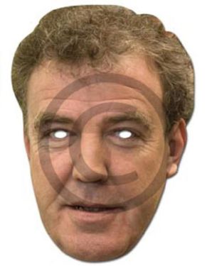 Celebrity Fancy Dress Mask - Jeremy Clarkson Card Mask