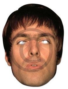 Liam Gallagher Mask - Card Face Mask - Oasis