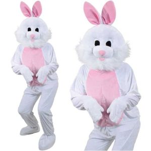 Adult Mascot Easter Bunny Costume 