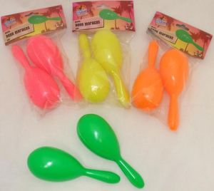 Hawaiian Fancy Dress - Neon Maracas - Assorted Colours