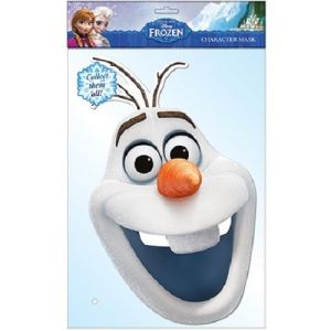 Licensed Disney Frozen Card Mask - Olaf