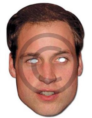 Celebrity Fancy Dress Mask - Prince William Card Mask