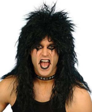 1980s Mens Hard Rocker Wig