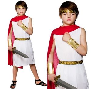 Childs Roman Boy Fancy Dress Costume 