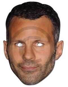 Celebrity Fancy Dress Mask - Ryan Giggs Card Mask