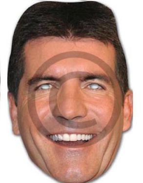 Celebrity Fancy Dress Mask - Simon Cowell Mask