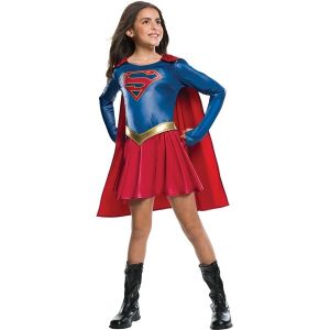 Childrens TV Supergirl Fancy Dress Costume