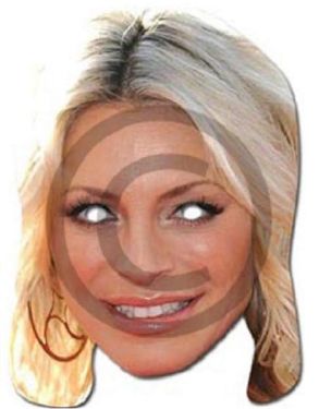 Celebrity Fancy Dress Mask - Tess Daly Card Mask