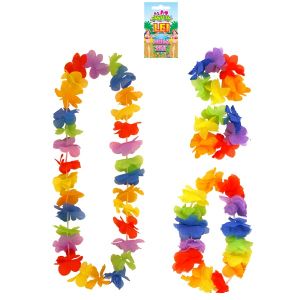 Hawaiian Lei Garland 4 Piece Set - Multi