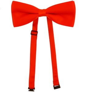 Halloween Satin Bow Tie - Red