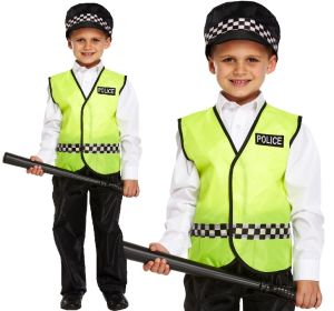 Childs Policeman Fancy Dress Costume