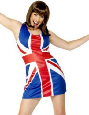 Ladies Union Jack Spice Dress 