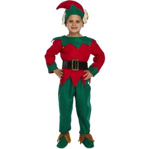 Childrens Christmas Santa's Elf Costume