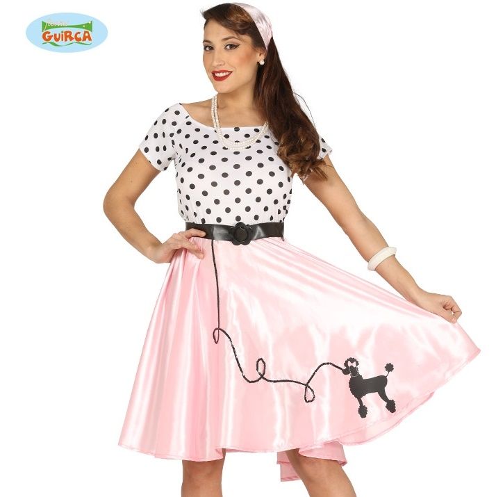 Ladies 1950s Poodle Girl Costume at Doodys Fancy Dress Bradford