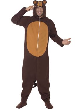 Monkey Onesie Fancy Dress Animal Costume 