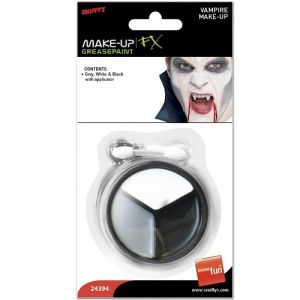 Vampire Make Up Face Paint x 3 Colours in Pack