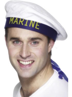 Sailor Fancy Dress Navy Marine Hat 