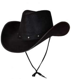Texan Cowboy Fancy Dress Hat - Black