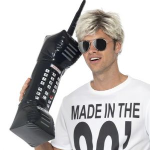 Giant Retro 80s Inflatable Mobile Brick Phone