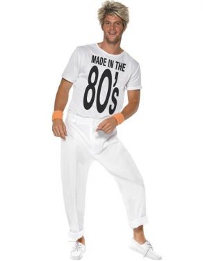 1980s Mens Made in the 80s Costume - M, L or XL