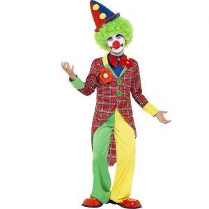 Childrens Unisex Clown Costume - S, M & L