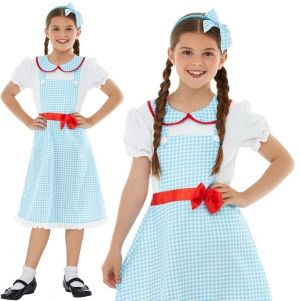 Childs Country Girl Dorothy Fancy Dress Costume