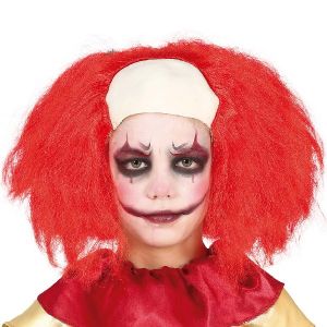 Childs Clown Wig & Headpiece