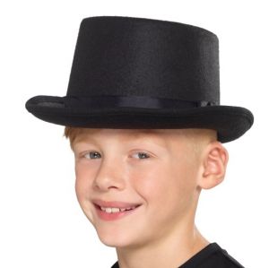 Childrens Top Hat - Black
