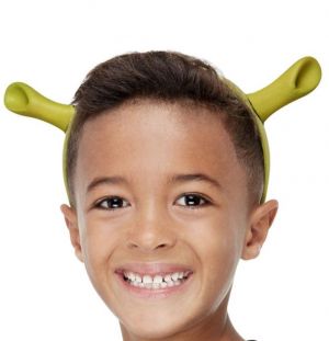 Childs Shrek Ears on Headband