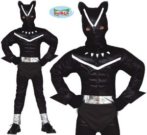 Childrens Black Cat Superhero Costume