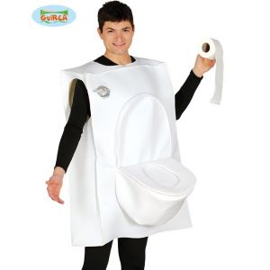 Adult Toilet WC Fancy Dress Costume