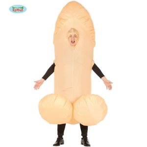 Adult Inflatable Willy Stag Night Costume