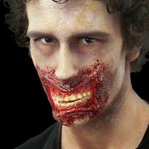 Halloween Woochie Zombie Chatter Mold Latex Scar