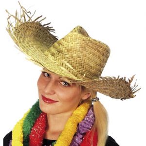Smiffys Hawaiian Straw Beachcomber Hat