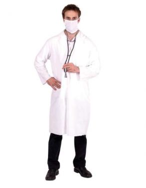 Mens Fancy Dress Doctor Costume 