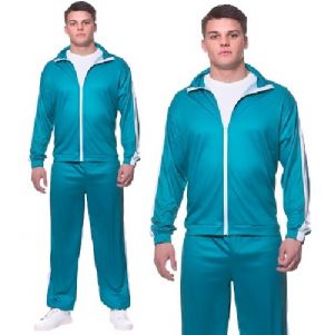 80s Teal Tracksuit Costume