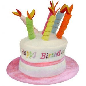 Happy Birthday Hat - Pink