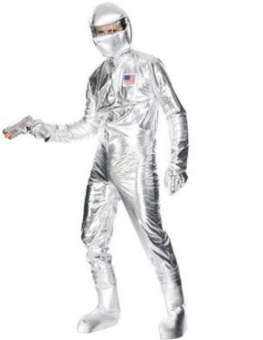 Mens Spaceman Astronaut Costume - M & L