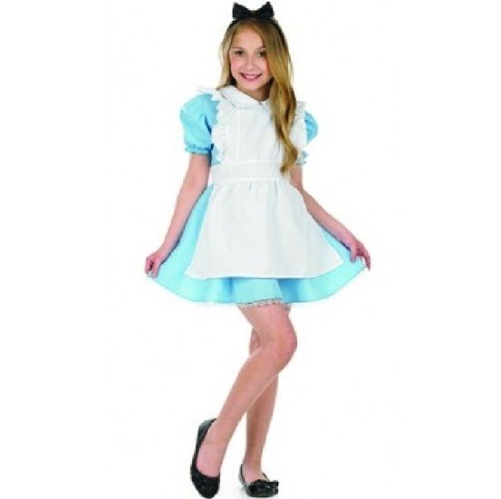 Girls Traditional Alice Fancy Dress Costume by Doodys Fancy Dress